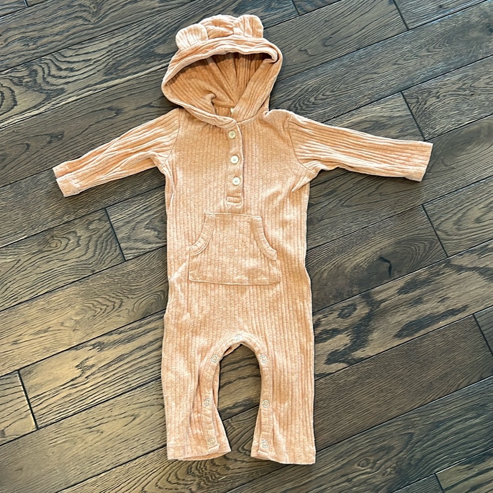 Kate Quinn Long Sleeve Kanga Ribbed Jumpsuit - organic cotton
